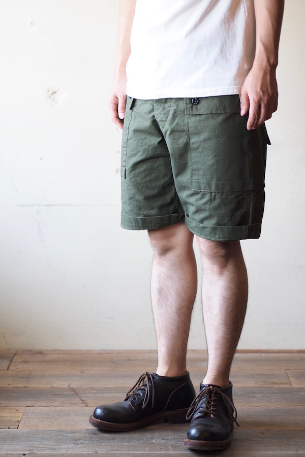 TCB jeans Crawling Shorts Rip Stop OD-6