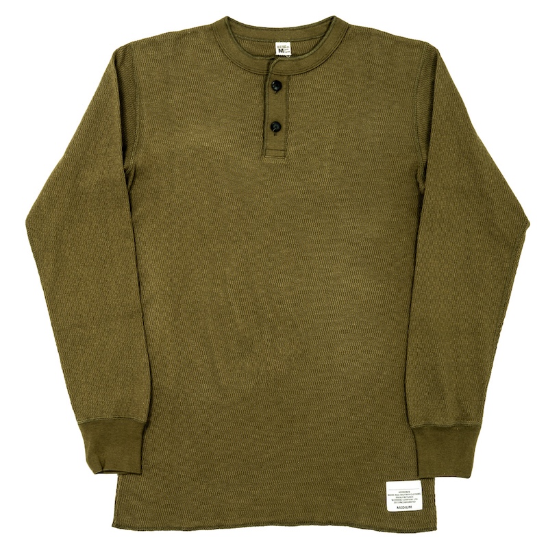 Thermal Henley Neck HONEYCOMB THERMAL OD