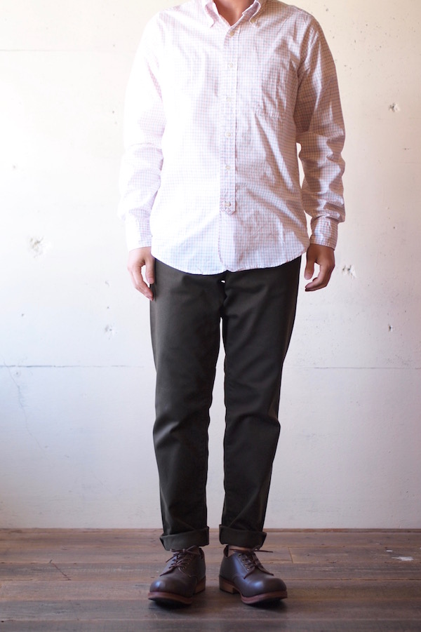 WORKERS Lot.819 Pique Pants Brown-1