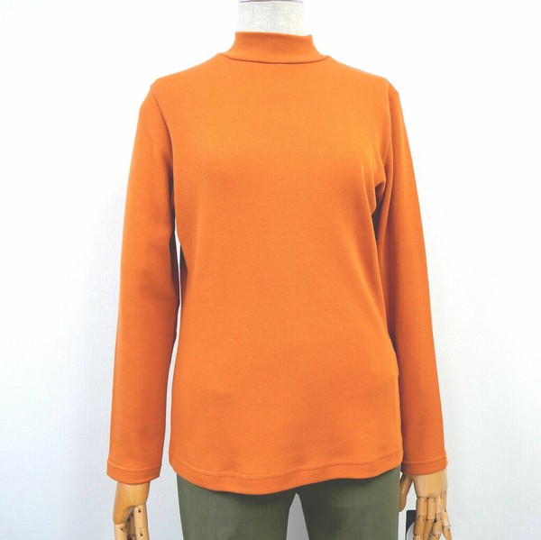 【コットン100(暖か素材)】フェザーニットハイネック【18700】