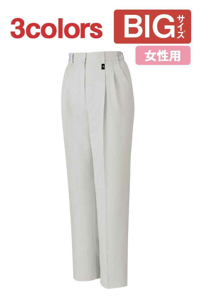 【ＢＩＧサイズ】【秋冬】ＩＥＣ61340-1-5-1適合の高制電レディースパンツ80406