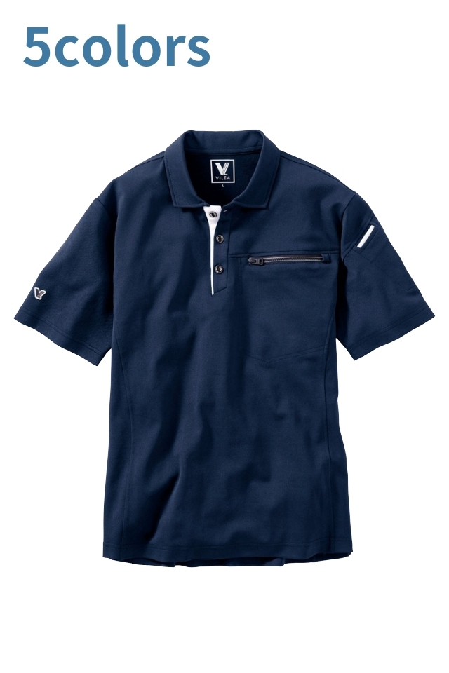 kolor ポロシャツ 鹿の子 通気性に優れた鹿の子編み綿100％半袖ポロシャツ274