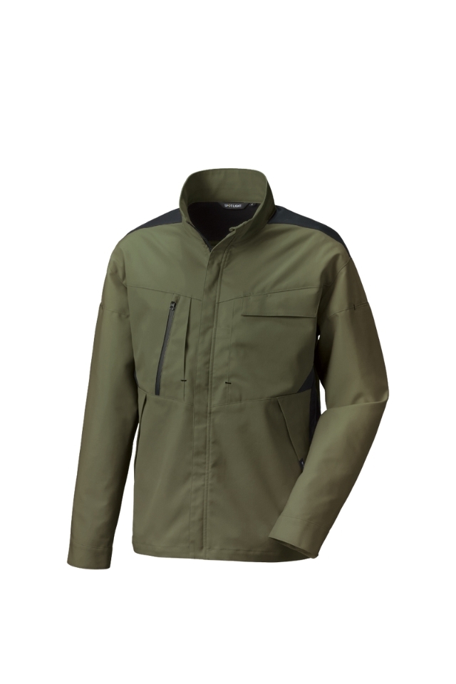 秋冬作業着】サンエスSPOTLIGHT長袖ブルゾンSPT22501｜JIS帯電防止