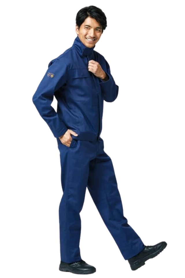 ASAHICHO 防炎作業服350 JIS規格適合｜綿100％ 耐熱・耐炎