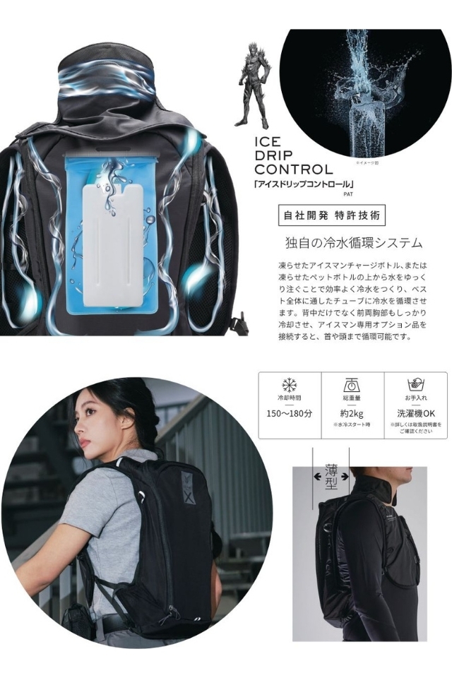 アイスマン山真製鋸2025年冷却ベストICEMAN PRO-X2 作業服の寺田衣料