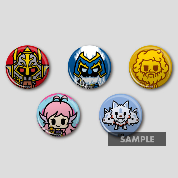 パンソンワークス×UNI-MARKET【缶バッジ】GODシリーズ5種セット｜UNI