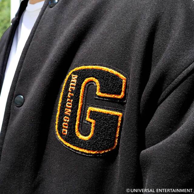 【受注生産】【スウェットスナップジャケット】MILLION GOD