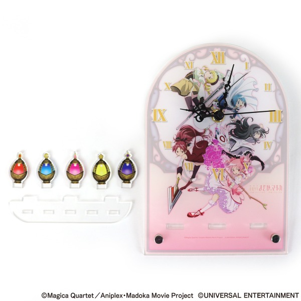 魔法少女まどか☆マギカ 2種セット A3 パネル時計 壁掛け時計 全2種セット】新品未使用 魔法少女 まどか マギカ 蓄光ウォール