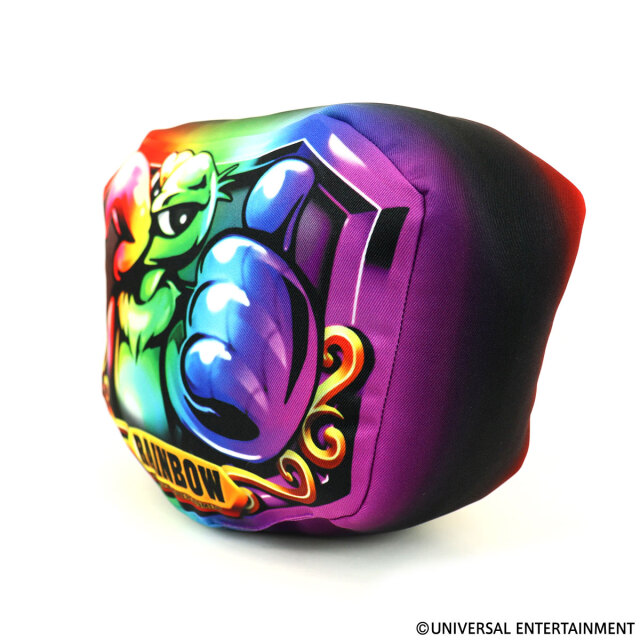 【ダイカットクッション】ユニバプレート-虹プレート