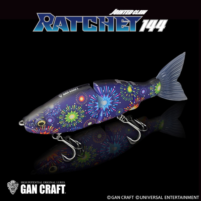 GAN CRAFT×UNIVERSAL ENTERTAINMENT【RATCHET 144】花火柄-MODEL