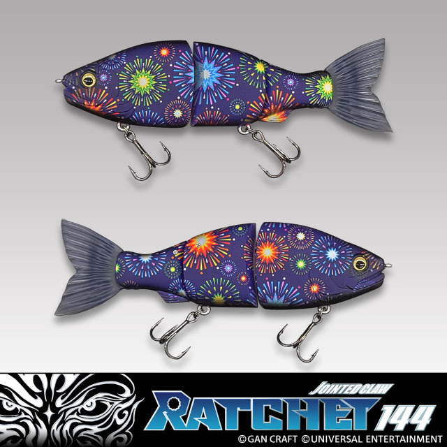 GAN CRAFT×UNIVERSAL ENTERTAINMENT【RATCHET 144】花火柄-MODEL