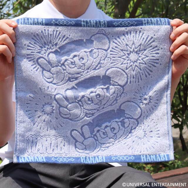 【ハンドタオル】ハナビ-3連ドン