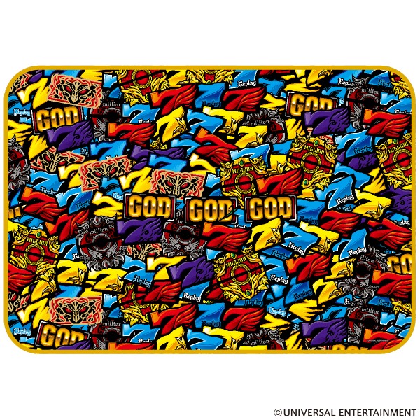 【ブランケット】MILLION GOD & ANOTHER GOD HADESONES×UNI-MARKET（ハナビ-花火柄）