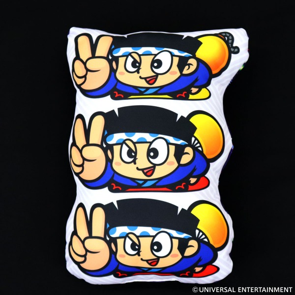 【ダイカットクッション】ハナビ-3連ドン