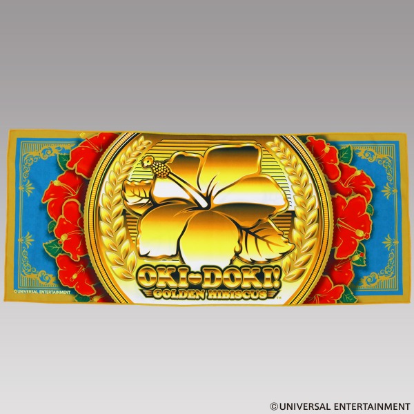 両面フェイスタオル】沖ドキ！-ゴールデンハイビスカスver.｜UNI-MARKET