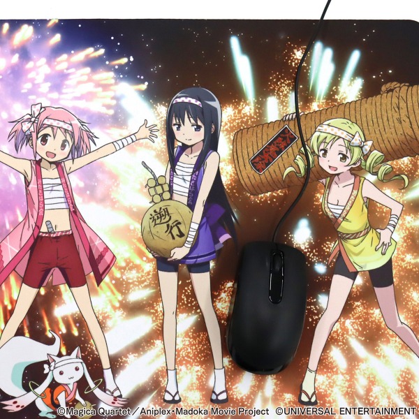 【ラバープレイマット】SLOT劇場版 魔法少女まどか☆マギカ[前編]始まりの物語／[後編]永遠の物語-花火師ver.