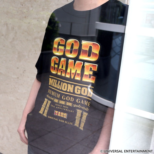 【Tシャツ】MILLION GOD-オリジナルGODプレートTシャツ