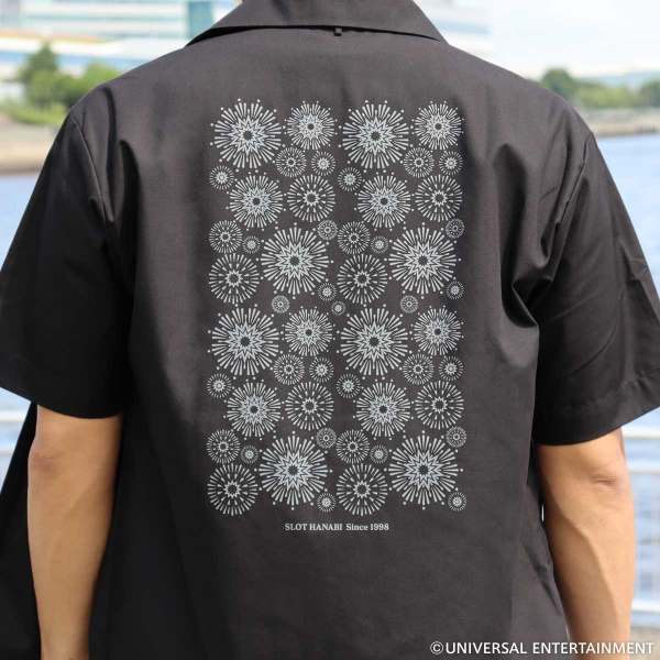 【オープンカラーシャツ】ハナビ