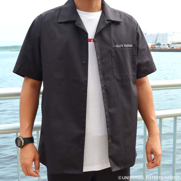 【オープンカラーシャツ】ハナビ