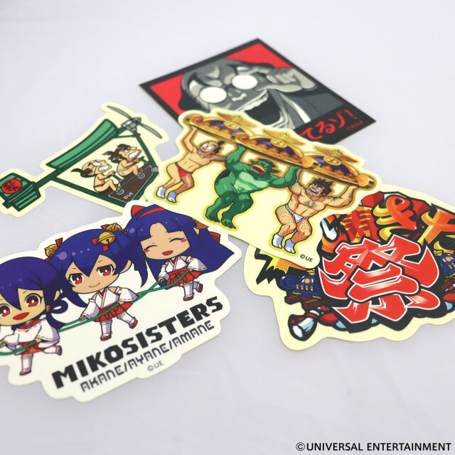 【ステッカー】やじきた道中記-5種セット