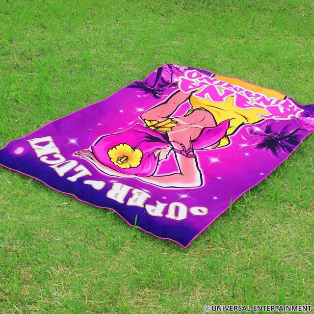 沖ドキ！　ハイビスカス　タオルケット 沖ドキ！ ハイビスカス タオルケット 両面フェイスタオル】沖