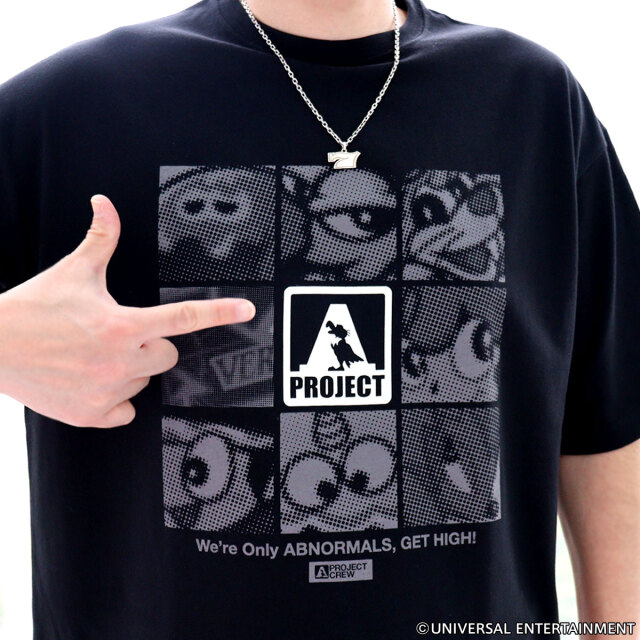 【Tシャツ】A PROJECT CREW-ブラックver.