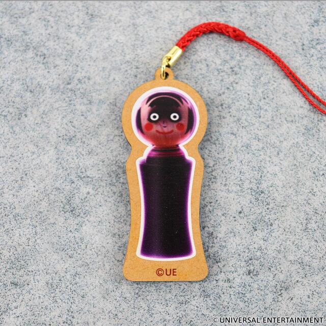 【木製キーホルダー】Pやじきた道中記-こけし