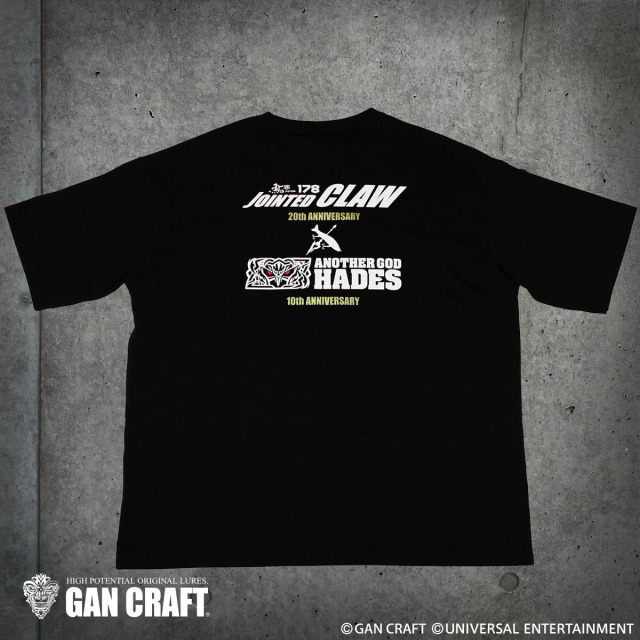 GAN CRAFT×UNIVERSAL ENTERTAINMENT【Tシャツ】JOINTED CLAW178×ANOTHER GOD HADES