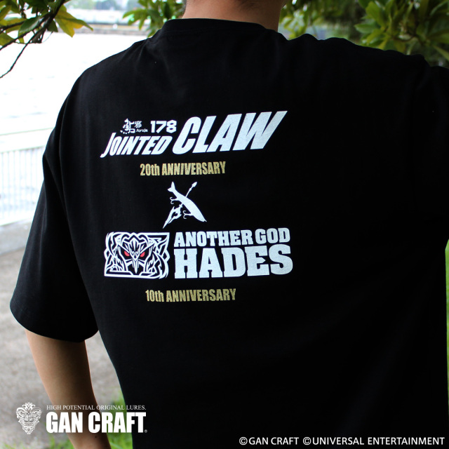 GAN CRAFT×UNIVERSAL ENTERTAINMENT【Tシャツ】JOINTED CLAW178×ANOTHER GOD HADES