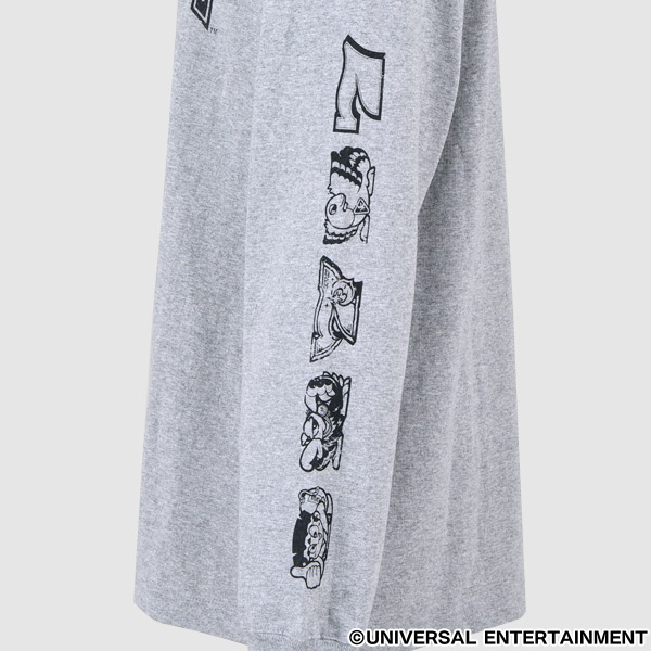 FLEEK 長袖Tシャツ XL グレー AVIREX｜《DAILY/デイリー》RIB L/S CREW NECK T-SHIRT/リブ