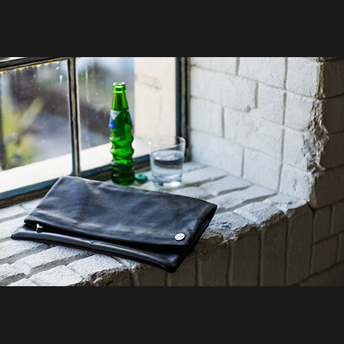 【sevens】clutch bag - black