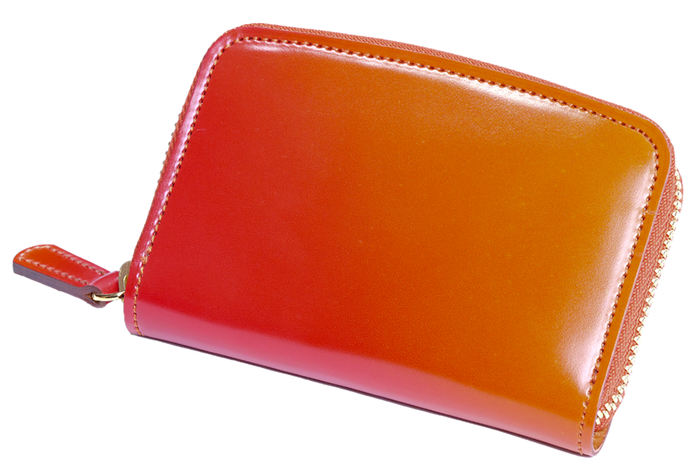 コードバン財布 ミドルウォレット マンゴーラッシュ（Gi MW-702）