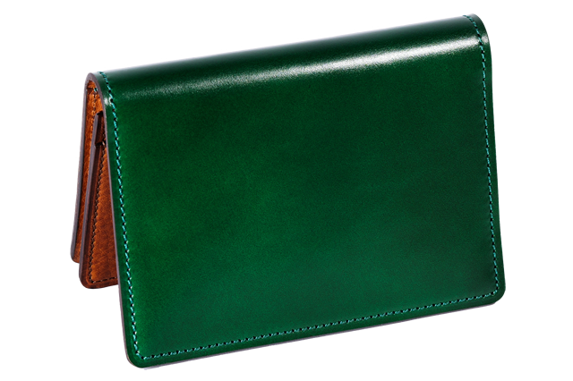 コードバン　カードケース（名刺入れ）　グリーン