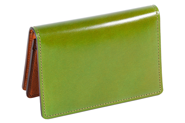 Paul Smith コードバン　名刺入れ　最上位モデル　新品　現行品　グリーン コードバン AW25 名刺入れ（グリーン） ｜ポール・スミス