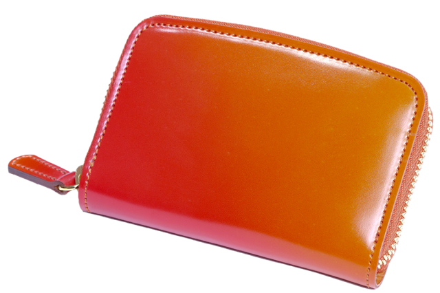 コードバン財布　ミドルウォレット　マンゴーラッシュ（Gi MW-702）