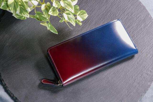 コードバン財布　ラウンドファスナーウォレット　アトモスフィア GiRW-102