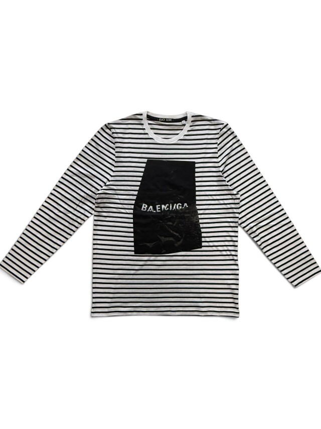 【BLACK SCORE】ロングスリーブボーダーCRUSHロゴカットソー(Designed in LONDON)