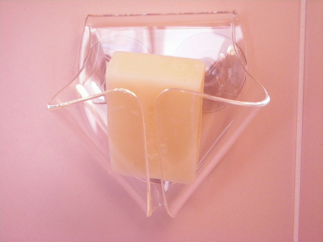 手作り石鹸アンティアン吸盤ソープサーバー写真