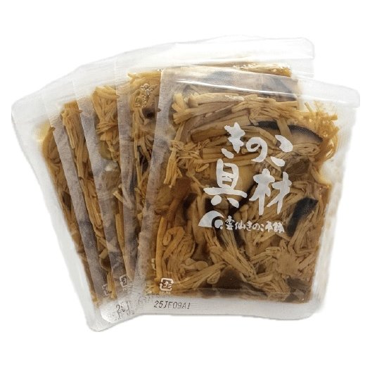 きのこ具材（5袋入）｜無農薬えのき・椎茸・なめこの通販｜雲仙きのこ