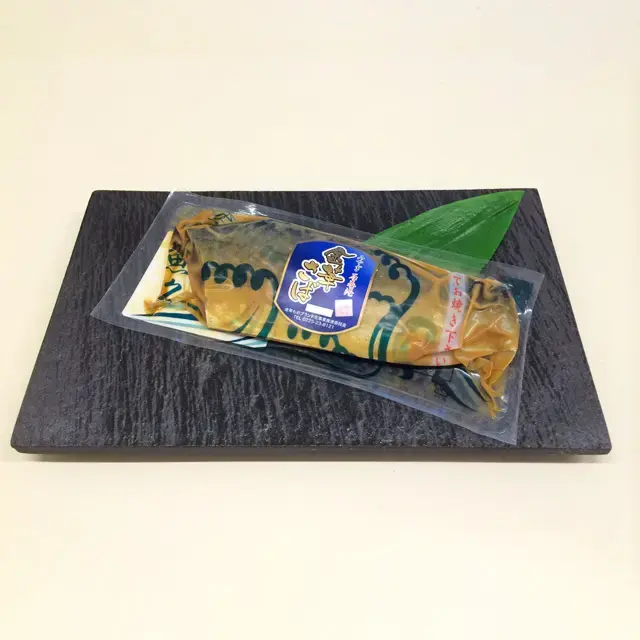 魚久の金華さば味噌漬、商品パッケージ