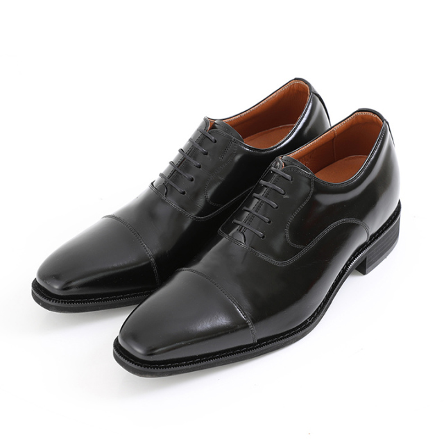 No.1301 フォーマル 内羽根 ストレートチップ 6cm ヒールアップ 新郎