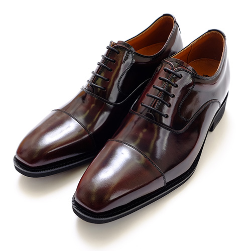 No.1301 ロングノーズ ストレートチップ 6cm ヒールアップ 送料無料 代引手数料無料本革 シークレットシューズ ビジネス フォーマル 結婚式 ブライダル 披露宴 新郎 新婦父 冠婚葬祭 リクルート 就職 就活
