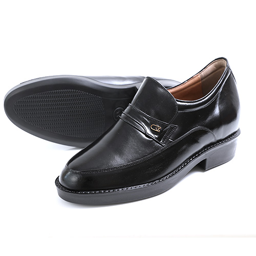 シークレットシューズ　ビジネスシューズ　Uモカ　カンガルー革