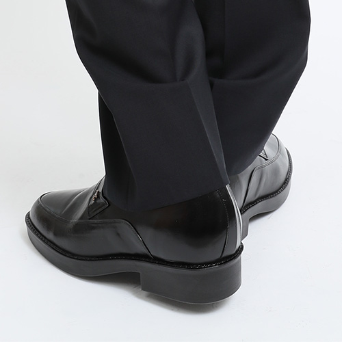 シークレットシューズ　ビジネスシューズ　Uモカ　カンガルー革