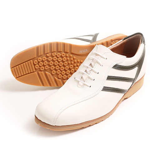 シークレットシューズ　スニーカー　本革