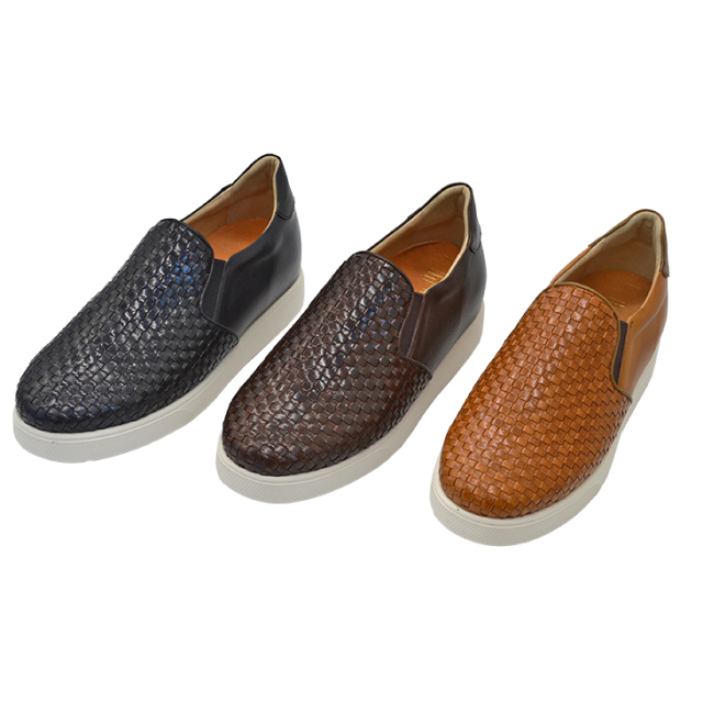 10%OFF No.SAME832 革 メッシュ スニーカー 6cmメンズアップシューズ