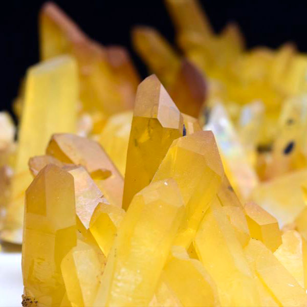 アーカンソー産　ゴールデンヒーラー　ゴールデンクォーツ　ミニクラスター　原石　浄化　天然石　パワーストーン