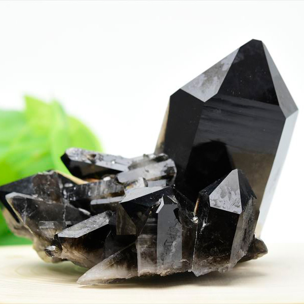 アーカンソー産　黒水晶　クラスター　スモーキークォーツ　煙水晶　アーカンソー水晶　結晶　原石　パワーストーン