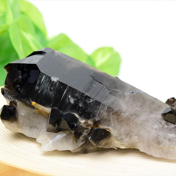 アーカンソー産　黒水晶　クラスター　スモーキークォーツ　煙水晶　アーカンソー水晶　結晶　原石　パワーストーン