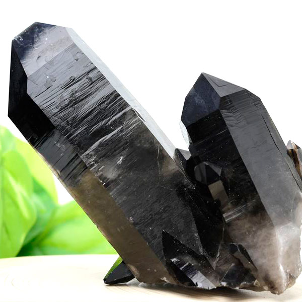 アーカンソー産　黒水晶　クラスター　スモーキークォーツ　煙水晶　アーカンソー水晶　結晶　原石　パワーストーン